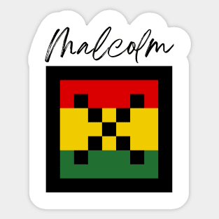 Malcolm X Sticker